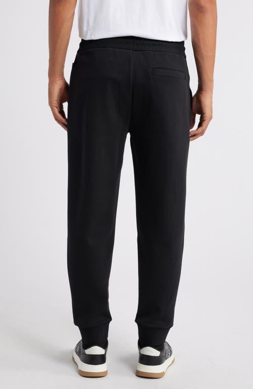 Boss Locsin Cotton Blend Joggers In Black Product Image