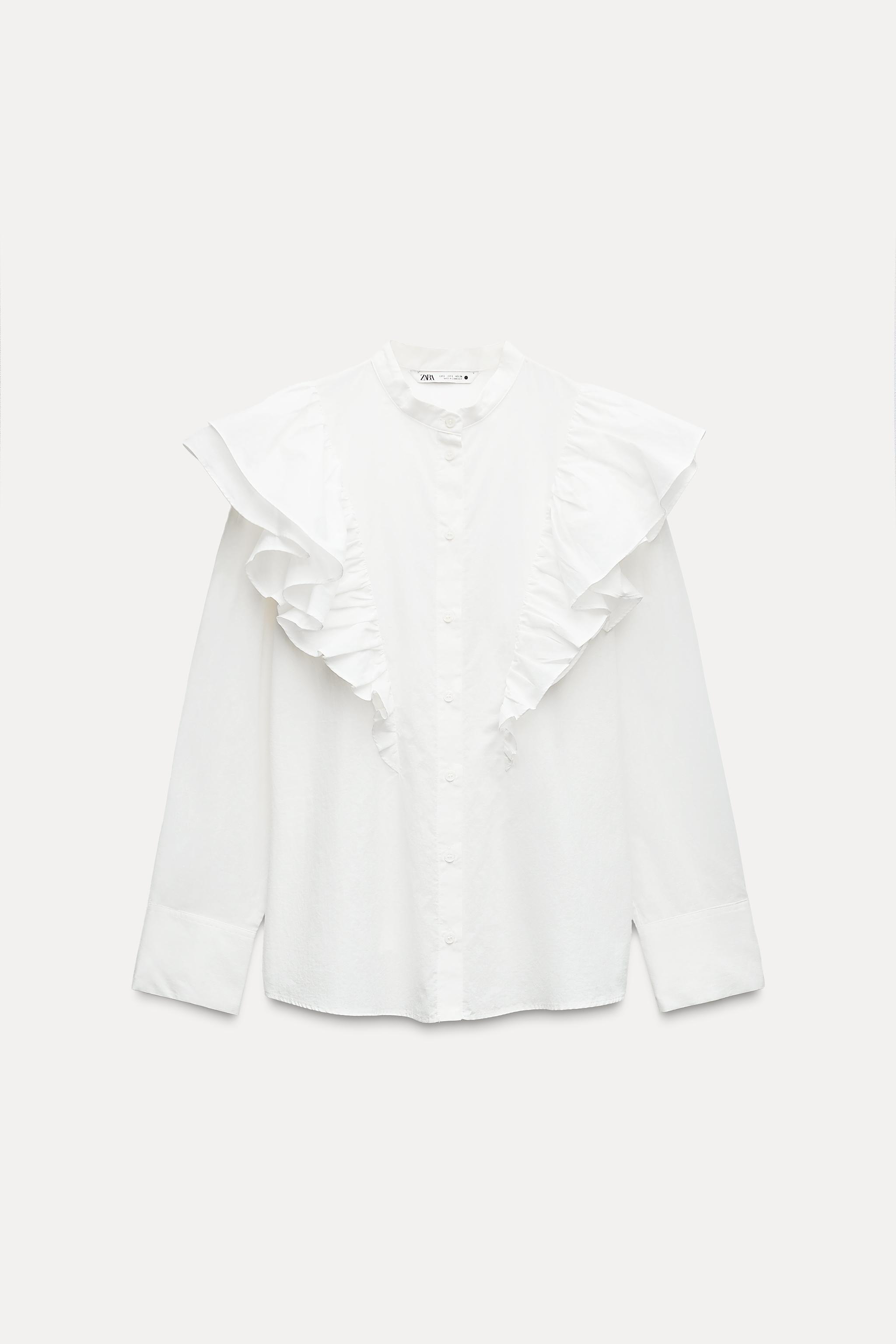 RUFFLED BLOUSE ZW COLLECTION Product Image