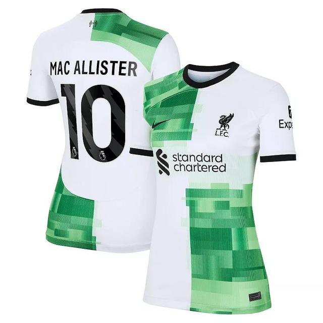 Womens Nike Alexis Mac Allister White Liverpool 2023/24 Away Replica Player Jersey Product Image
