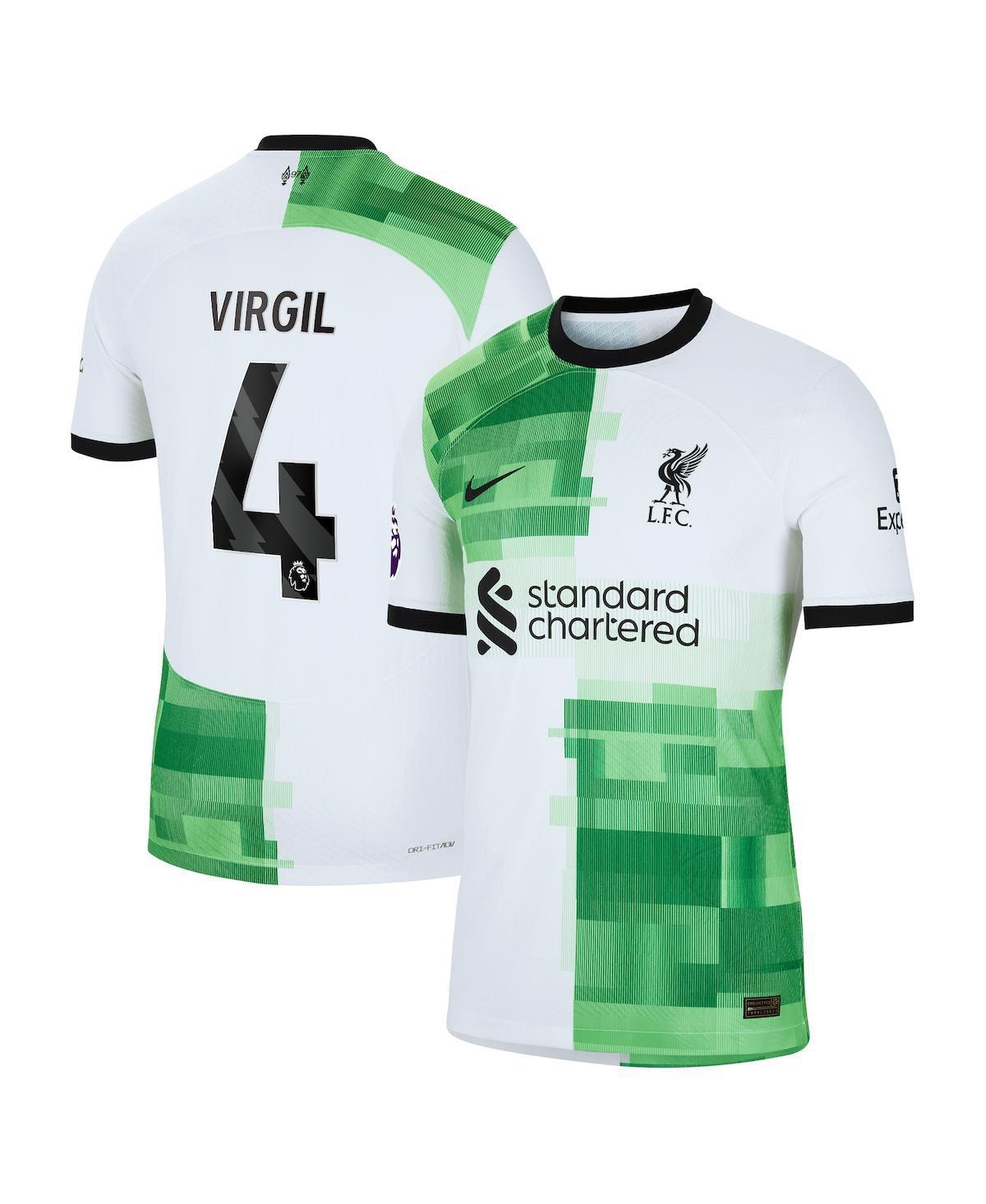 Mens Nike Virgil van Dijk White Liverpool 2023/24 Away Authentic Player Jersey Product Image