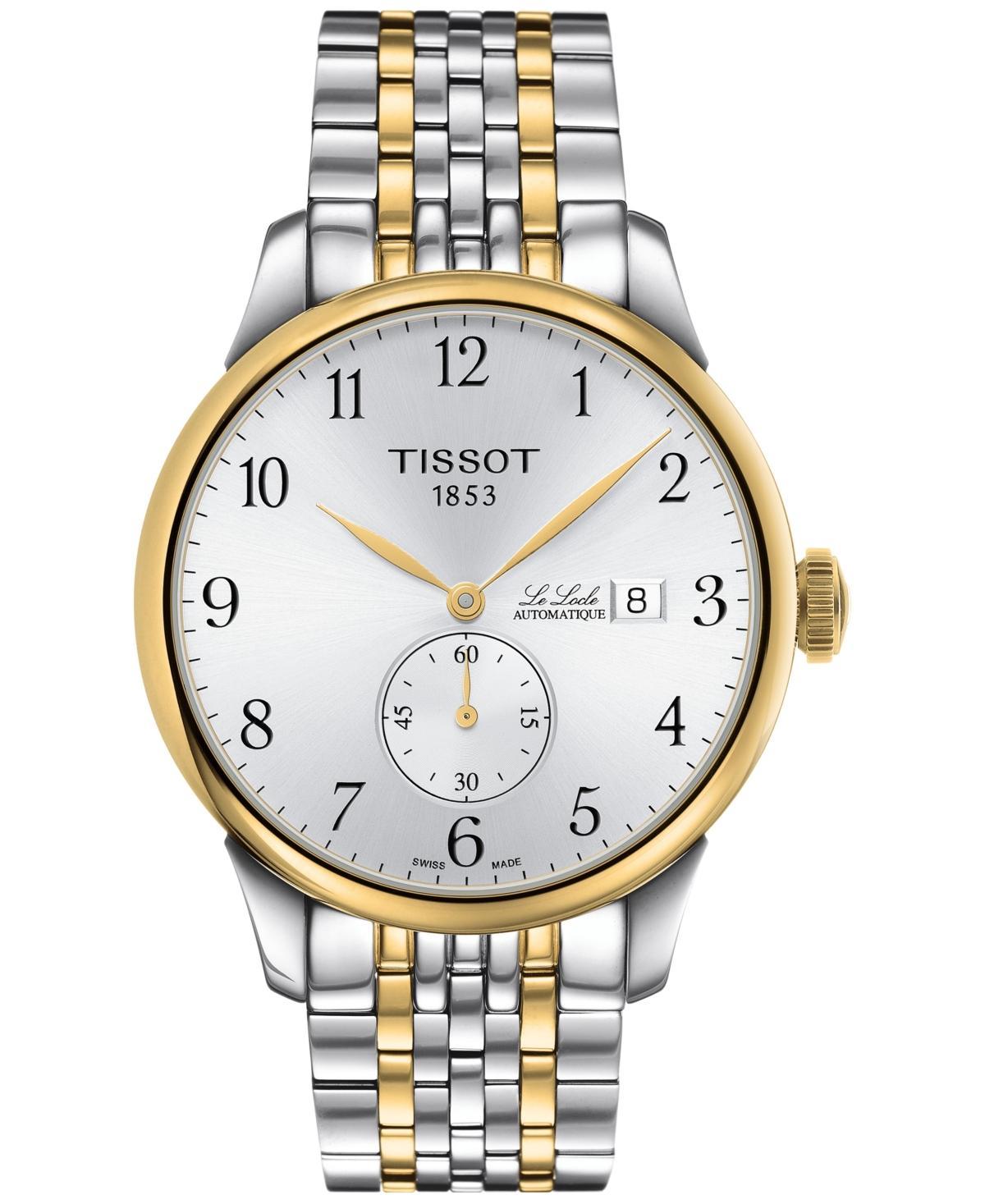 Tissot Womens Swiss Automatic Le Locle Petite Seconde Two-Tone Stainless Steel Bracelet Watch 39mm Product Image