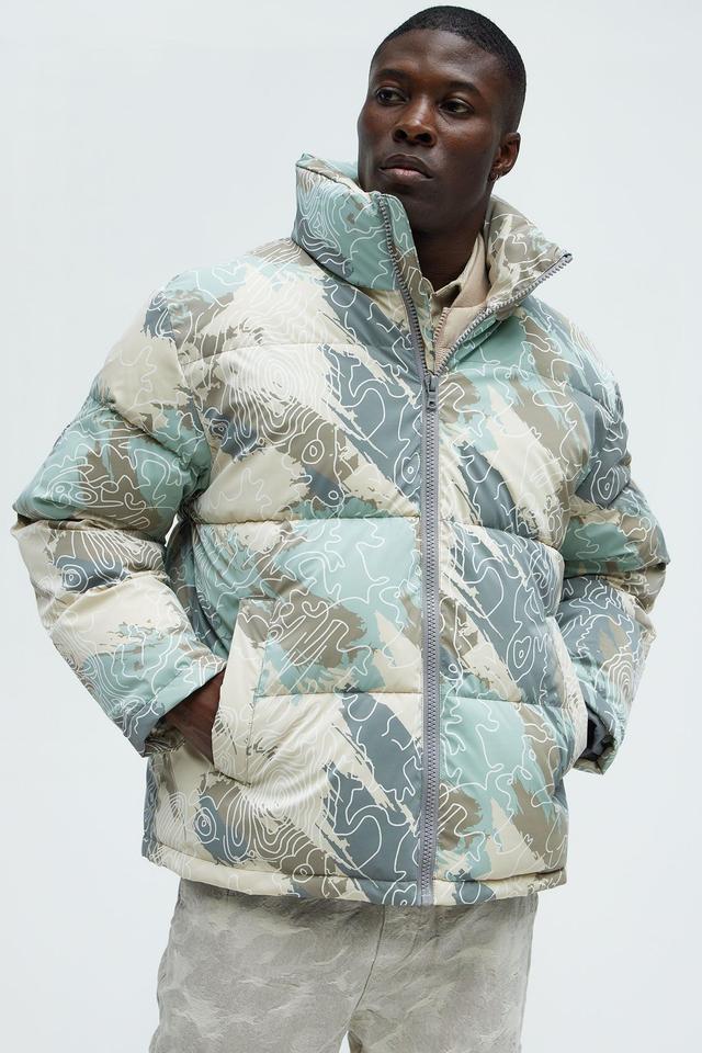 Bateswell Camo Puffer - Camouflage Product Image