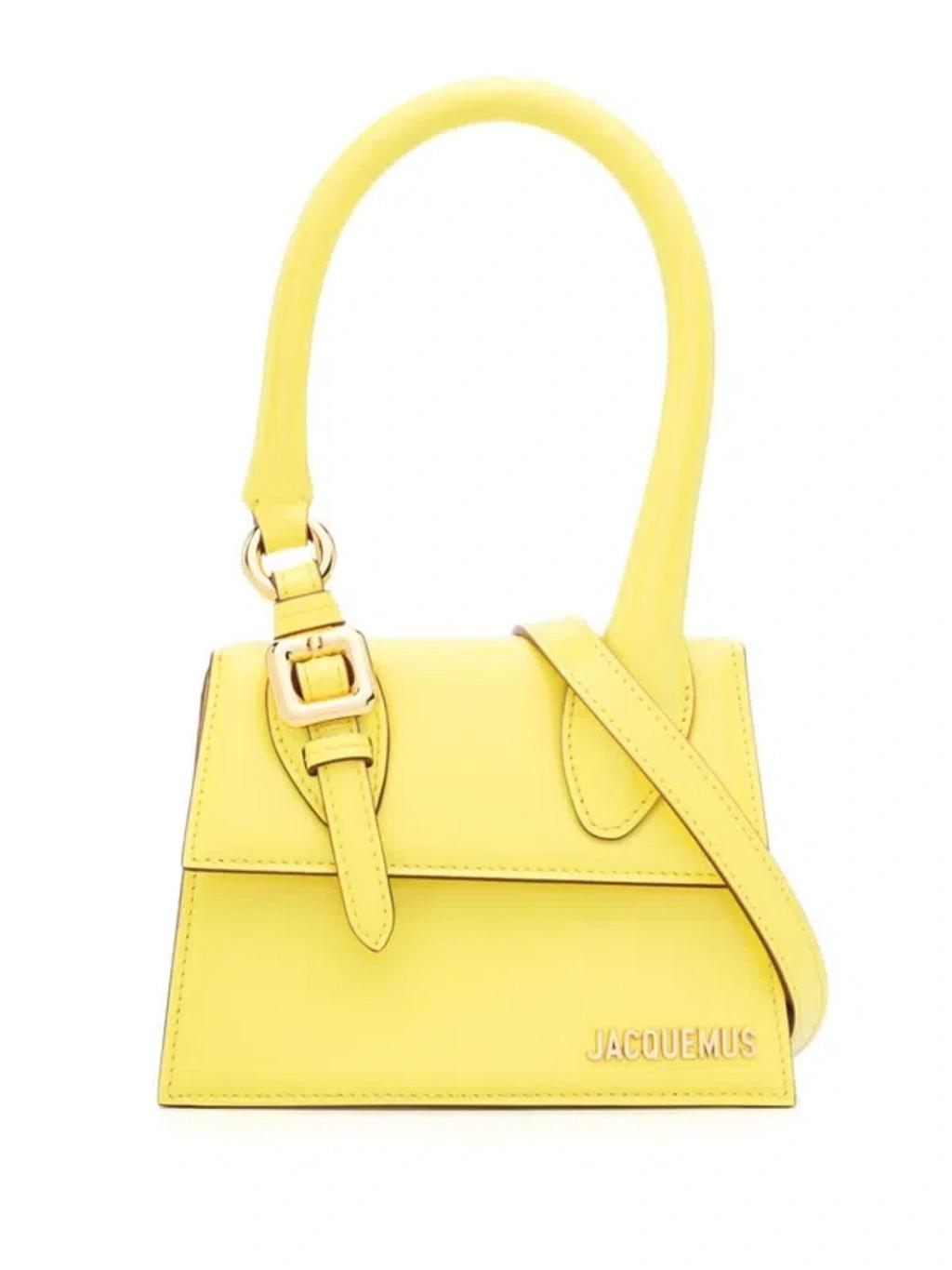 JACQUEMUS Le Medium Chiquito Top-handle Bag In Yellow Product Image