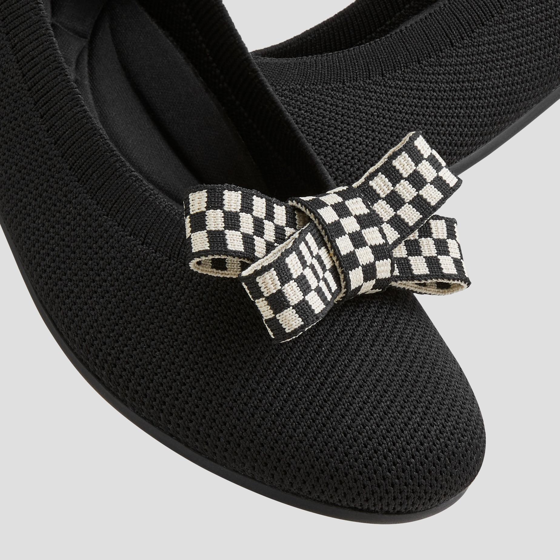 Round-Toe Flats (Claire) + Bow Product Image