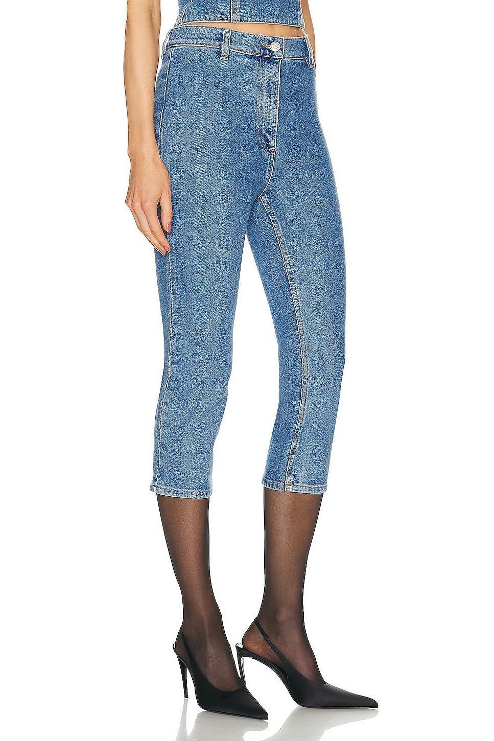 Magda Butrym Knee Length Skinny in Blue - Blue. Size 42 (also in 34, 36, 38, 40). Product Image