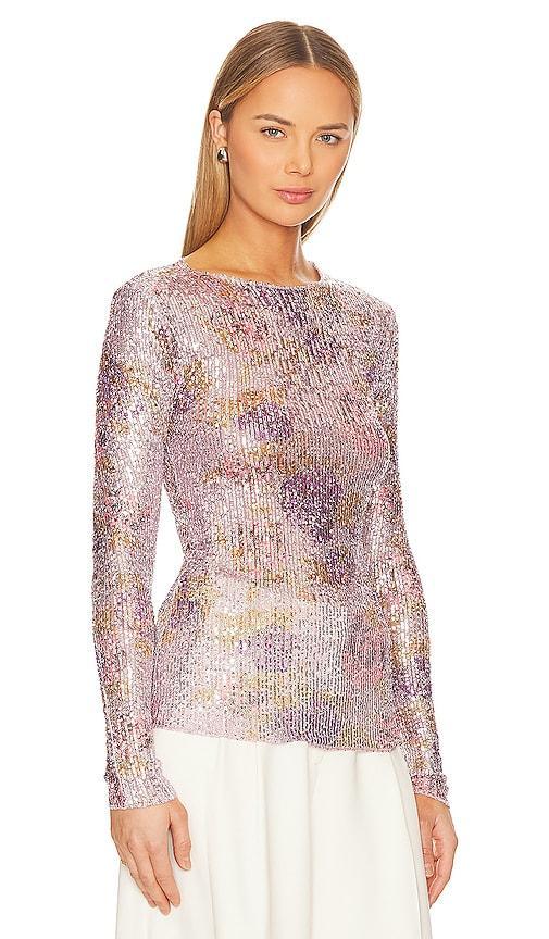 Free People Gold Rush Sequin Top Product Image