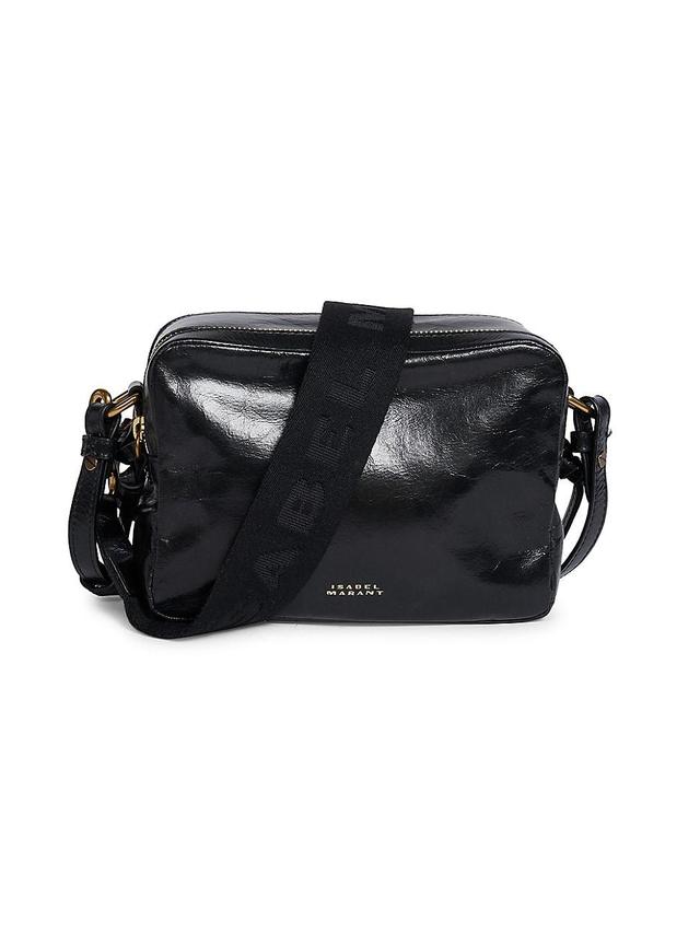 Isabel Marant Wardy Crinkle Leather Camera Bag Product Image