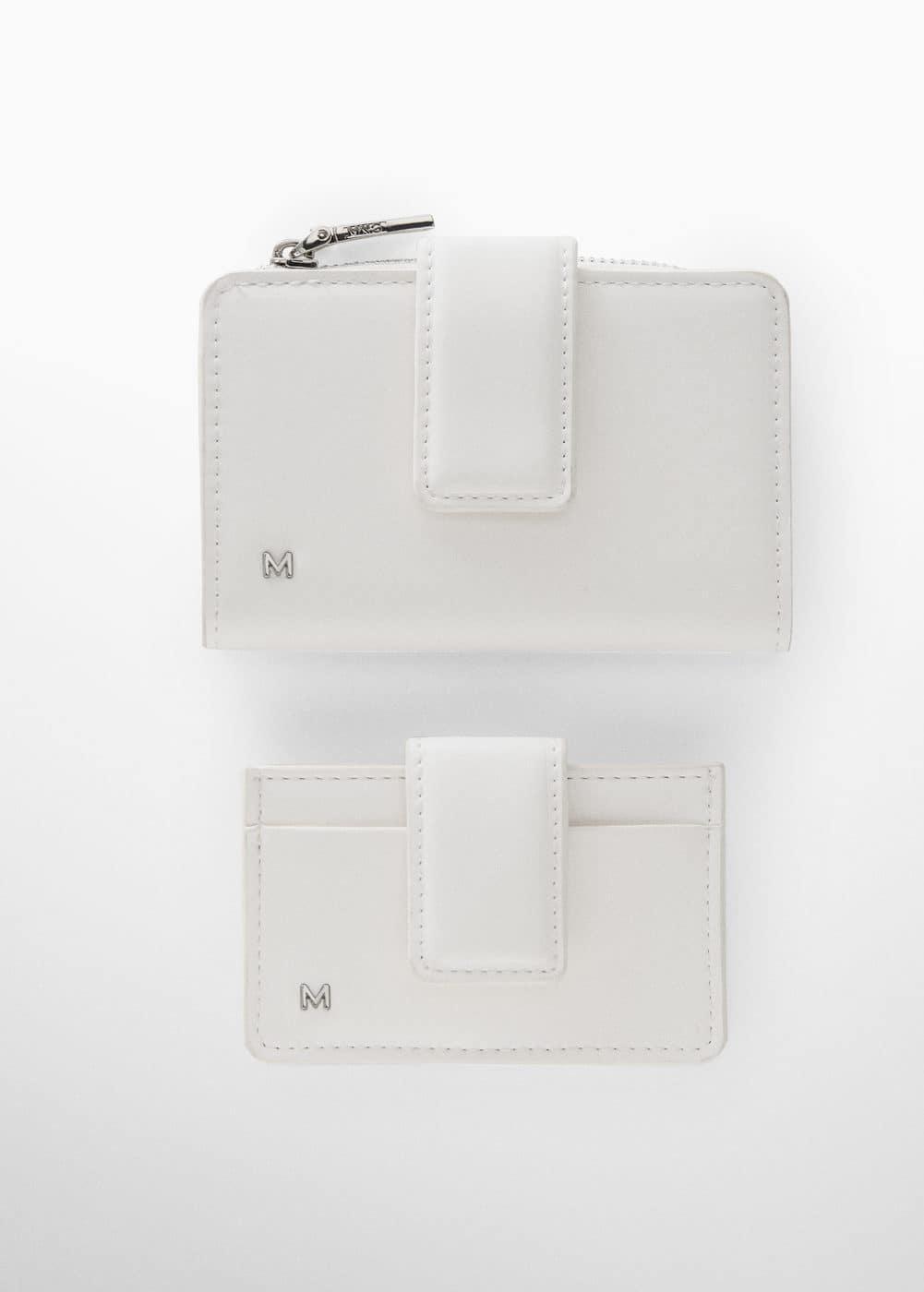 MANGO - Card holder with flap and logo - One size - Women Product Image