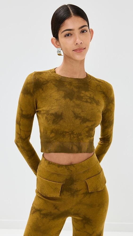 JoosTricot Long Sleeve Crop Top | Shopbop Product Image