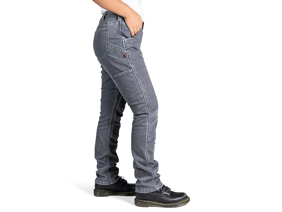 Dovetail Workwear Maven X - Thermal (Grey Denim) Women's Casual Pants Product Image