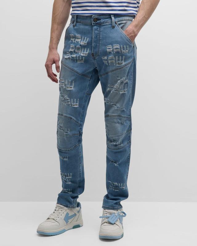 G-star Raw Elwood Slim Fit Jeans in Aged Painted Art Product Image