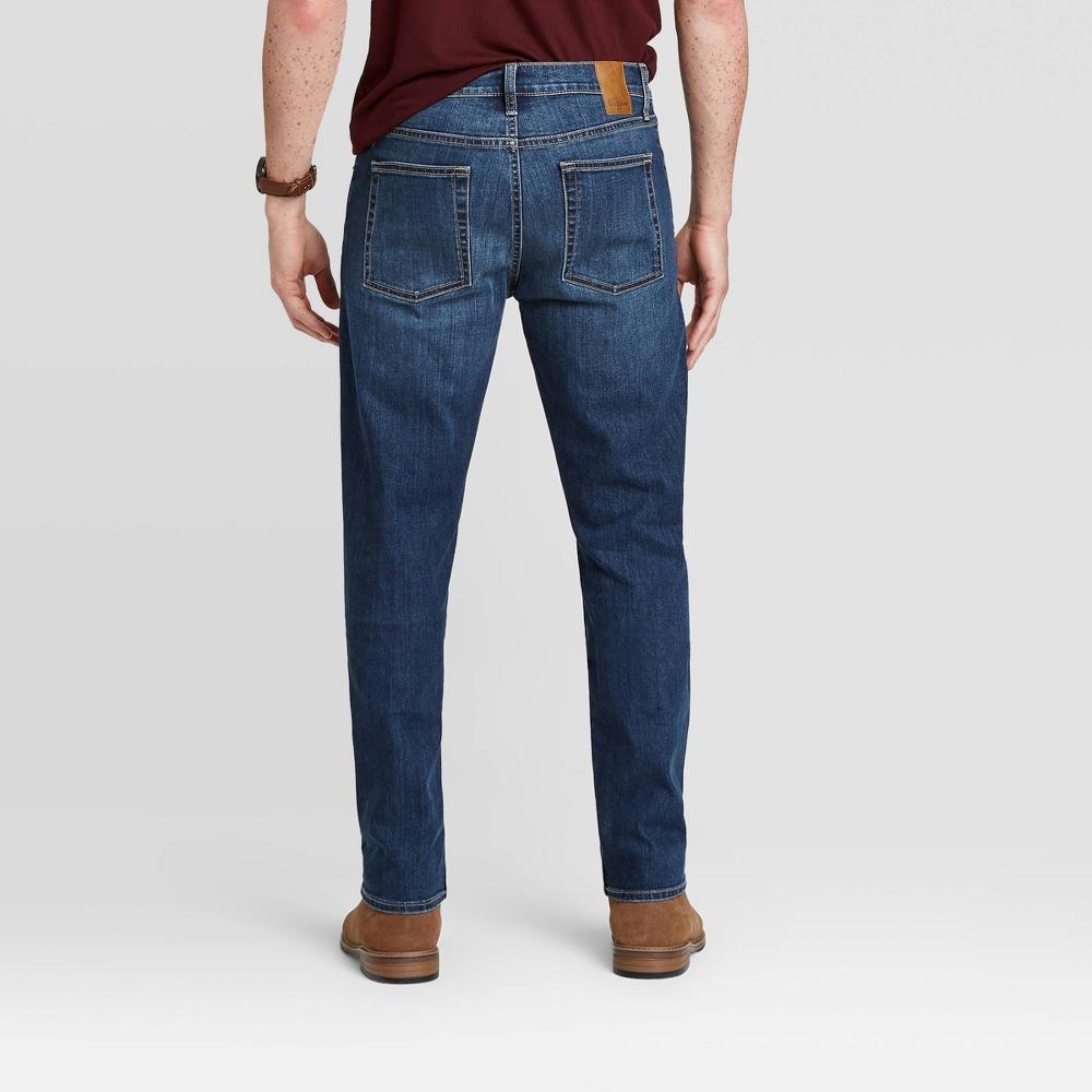 Mens Athletic Fit Jeans - Goodfellow & Co Dark Wash 32x32 Product Image