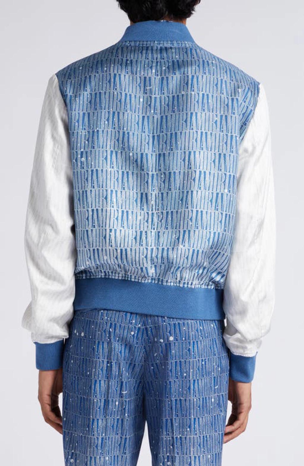 Gradient  Bomber In Blue Product Image