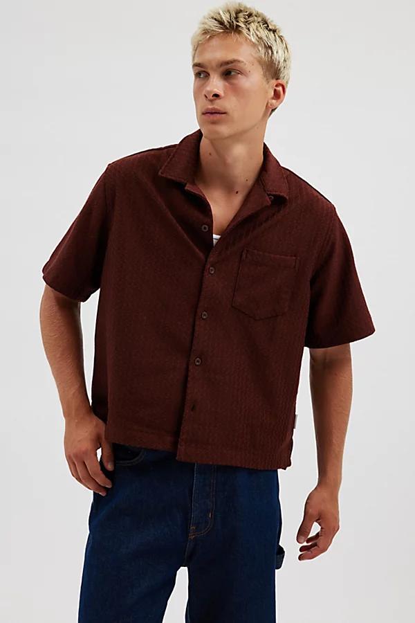 Standard Cloth Liam Cropped Knit Shirt Top Mens at Urban Outfitters Product Image