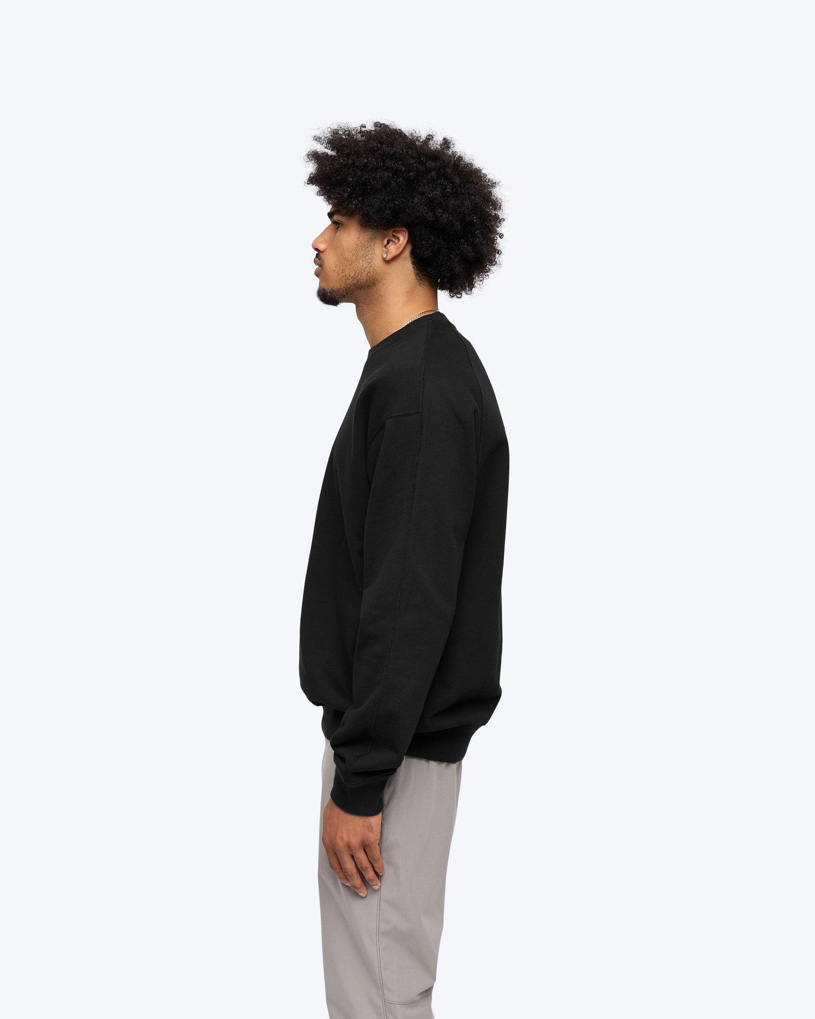 Midweight Terry Relaxed Crewneck - Vault Male Product Image