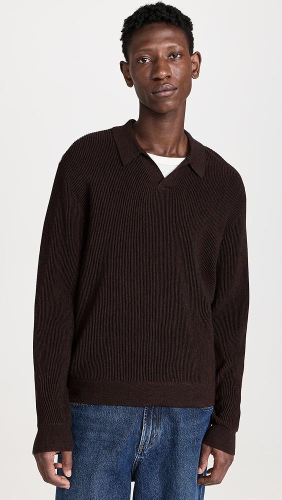 Madewell Merino Cam Johnny Collar Polo | Shopbop Product Image