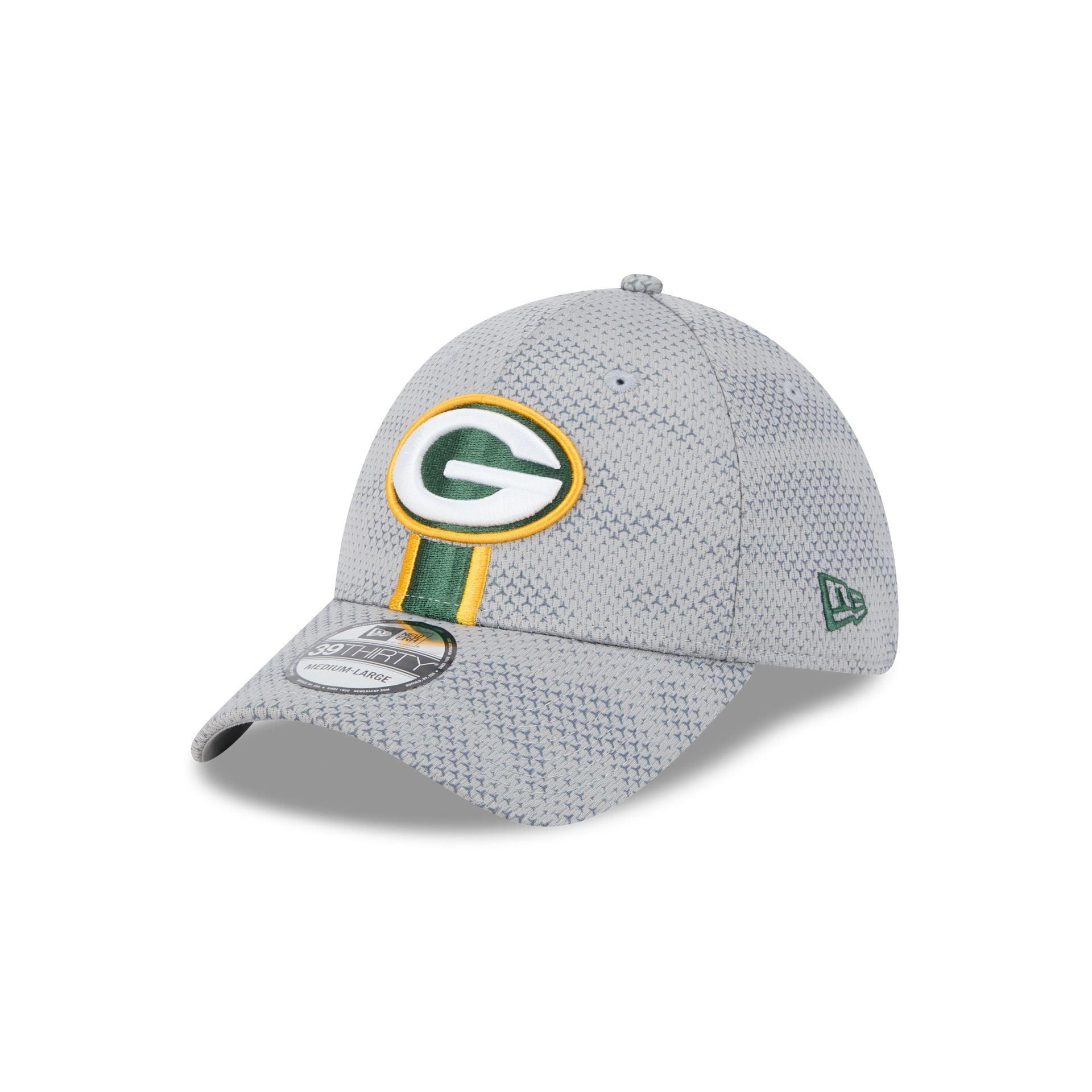 Green Bay Packers 2024 Sideline Gray 39THIRTY Stretch Fit Hat Male Product Image