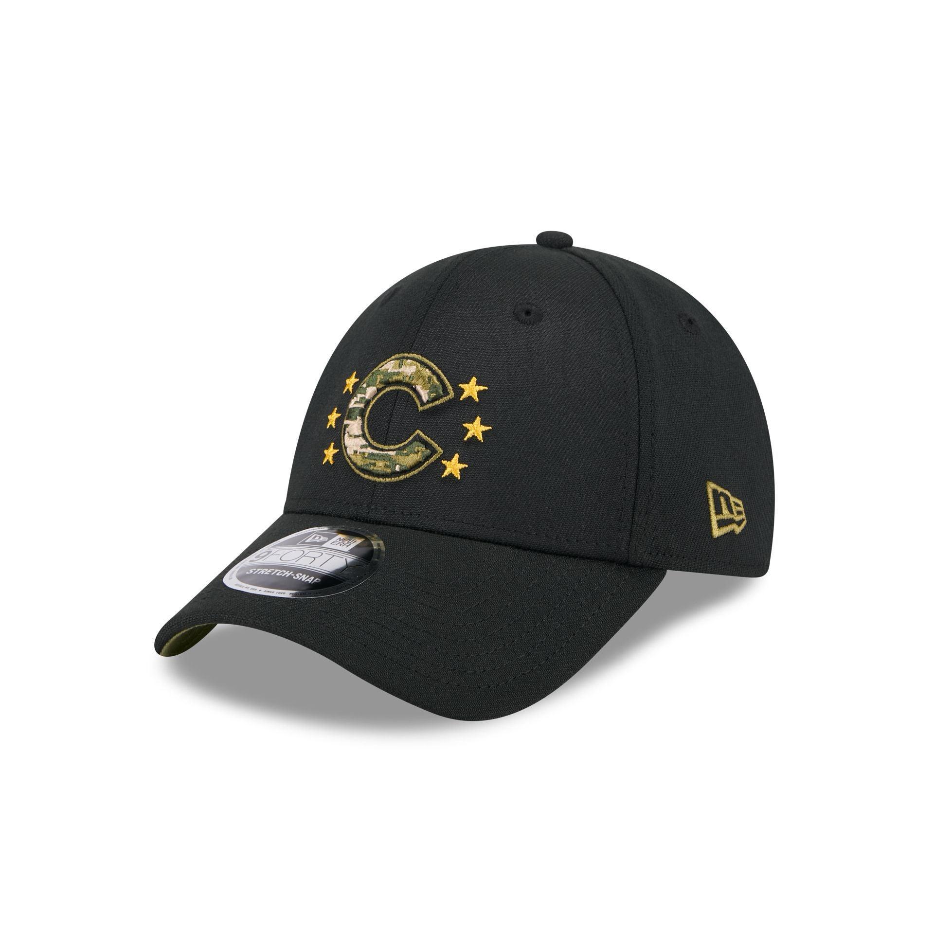 Chicago Cubs Armed Forces Day 2024 Kids 9FORTY Stretch-Snap Hat Kids Product Image