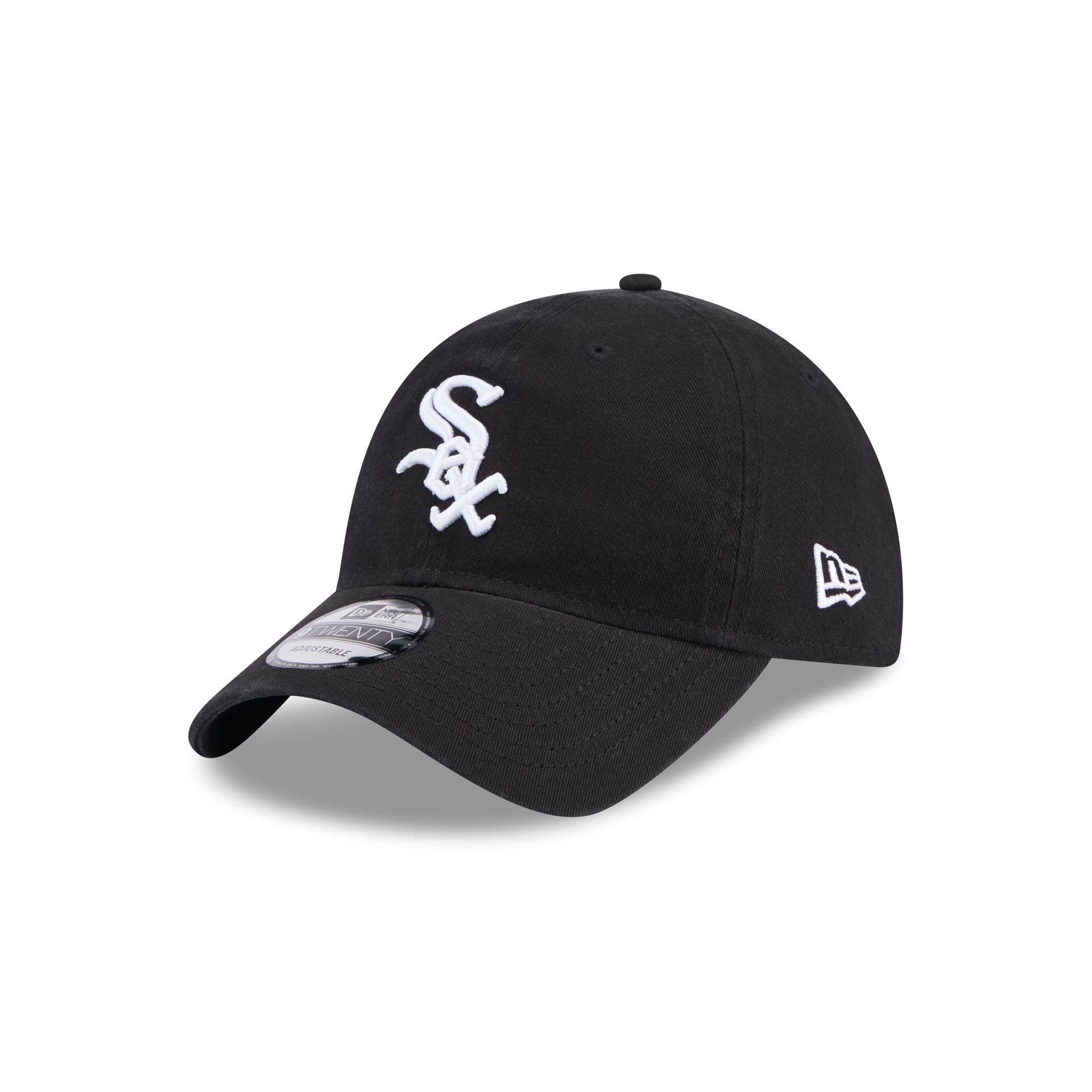 Chicago White Sox Black 9TWENTY Adjustable Hat Male Product Image