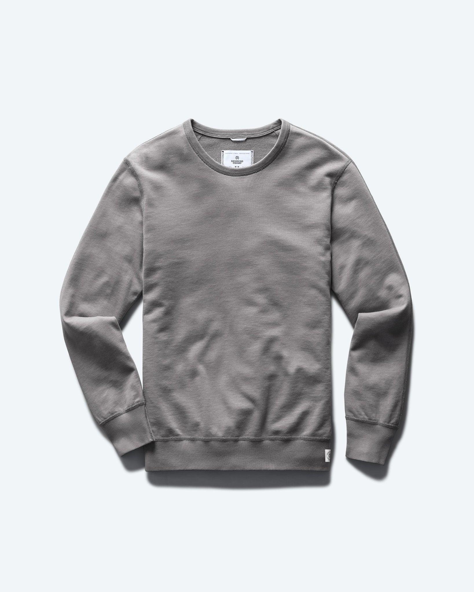 Lightweight Terry Slim Crewneck Male Product Image