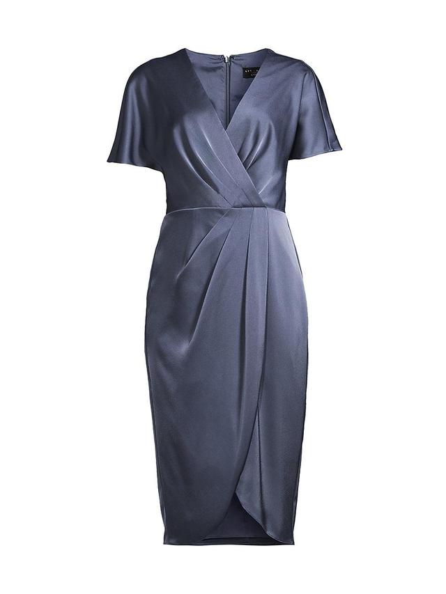 Womens Satin Crp Midi-Dress Product Image