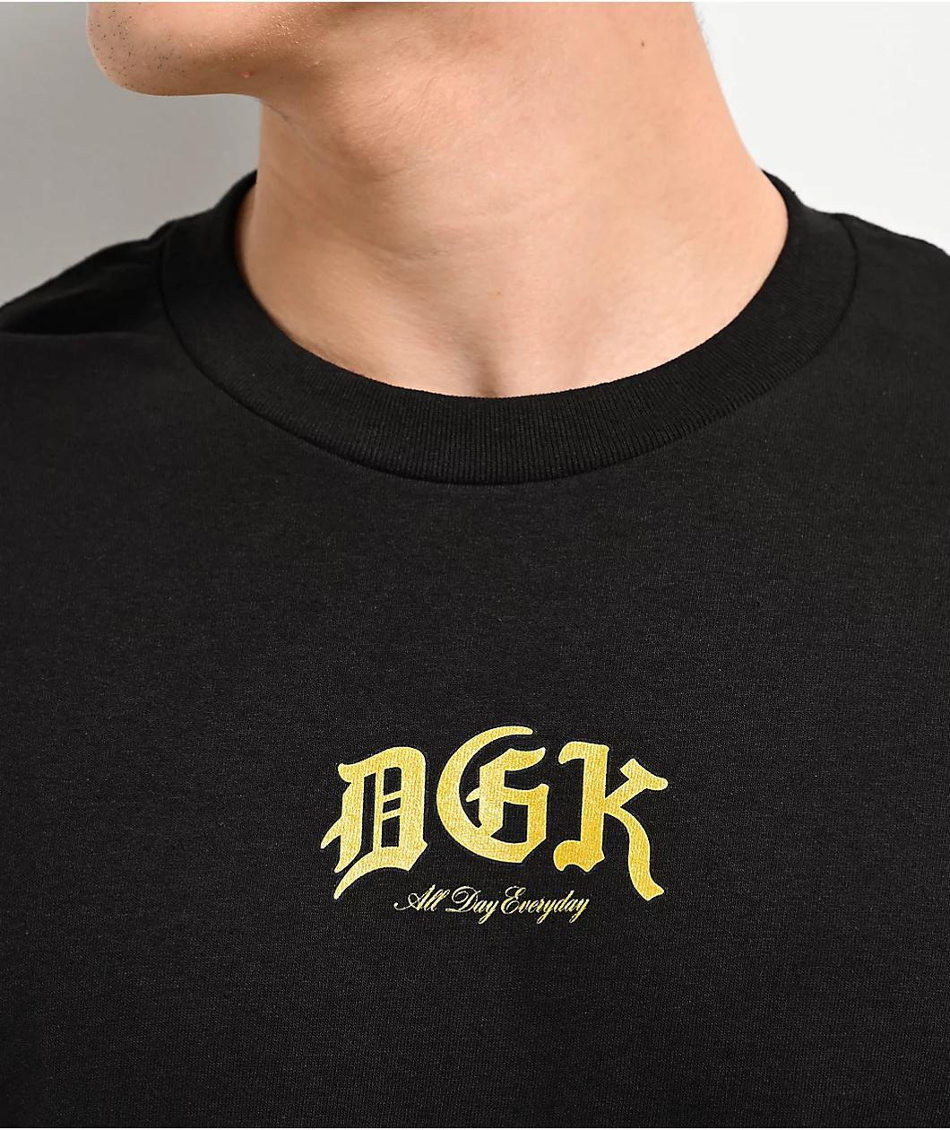 DGK No Quarter Black T-Shirt Product Image