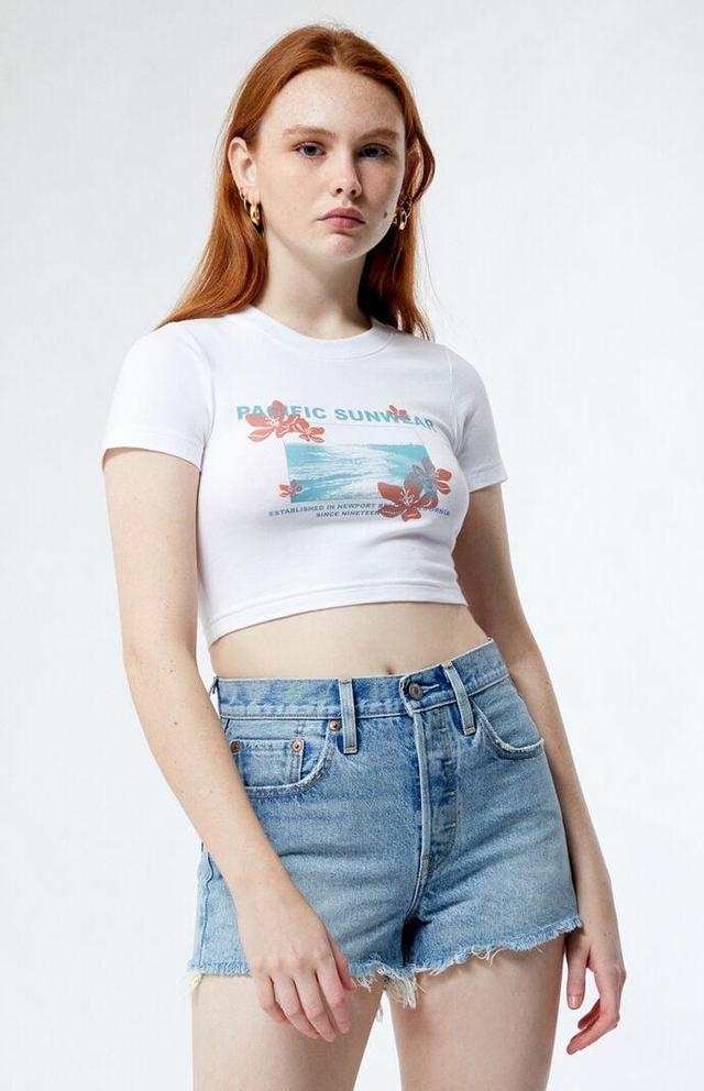 Levi's Women's 501 Original Fit High Waisted Denim Shorts - Product Image