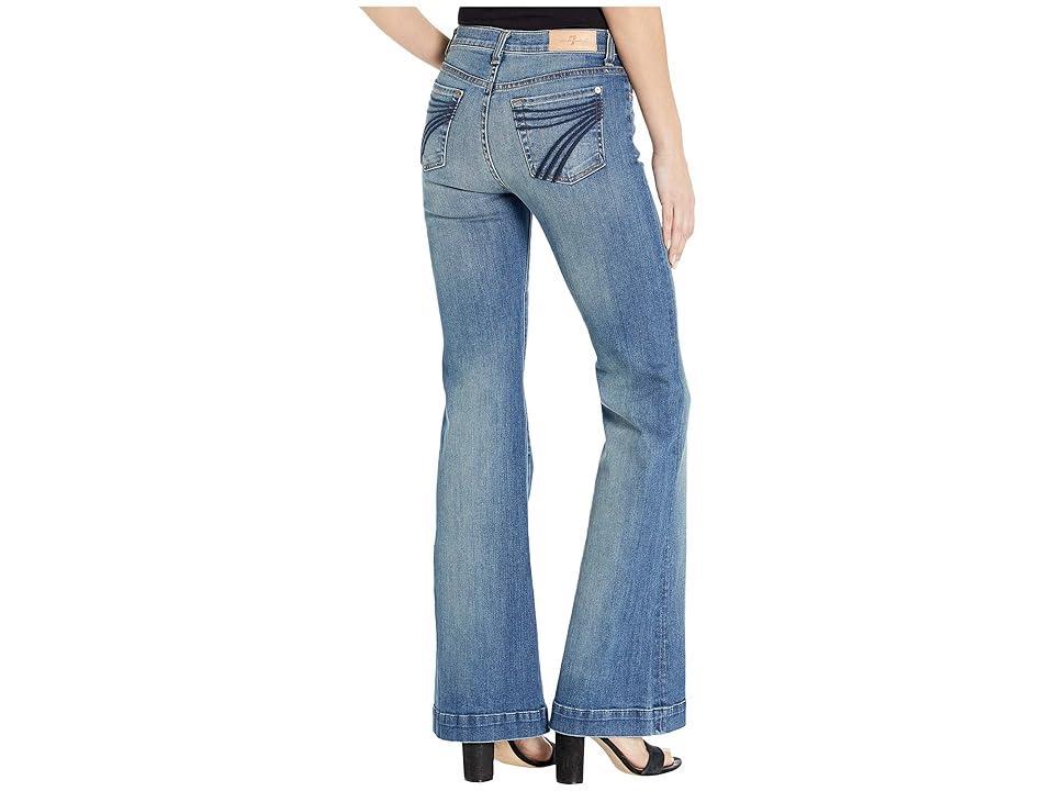 7 For All Mankind Luxe Vintage Dojo in Distressed Authentic Light (Distressed Authentic Light) Women's Jeans Product Image