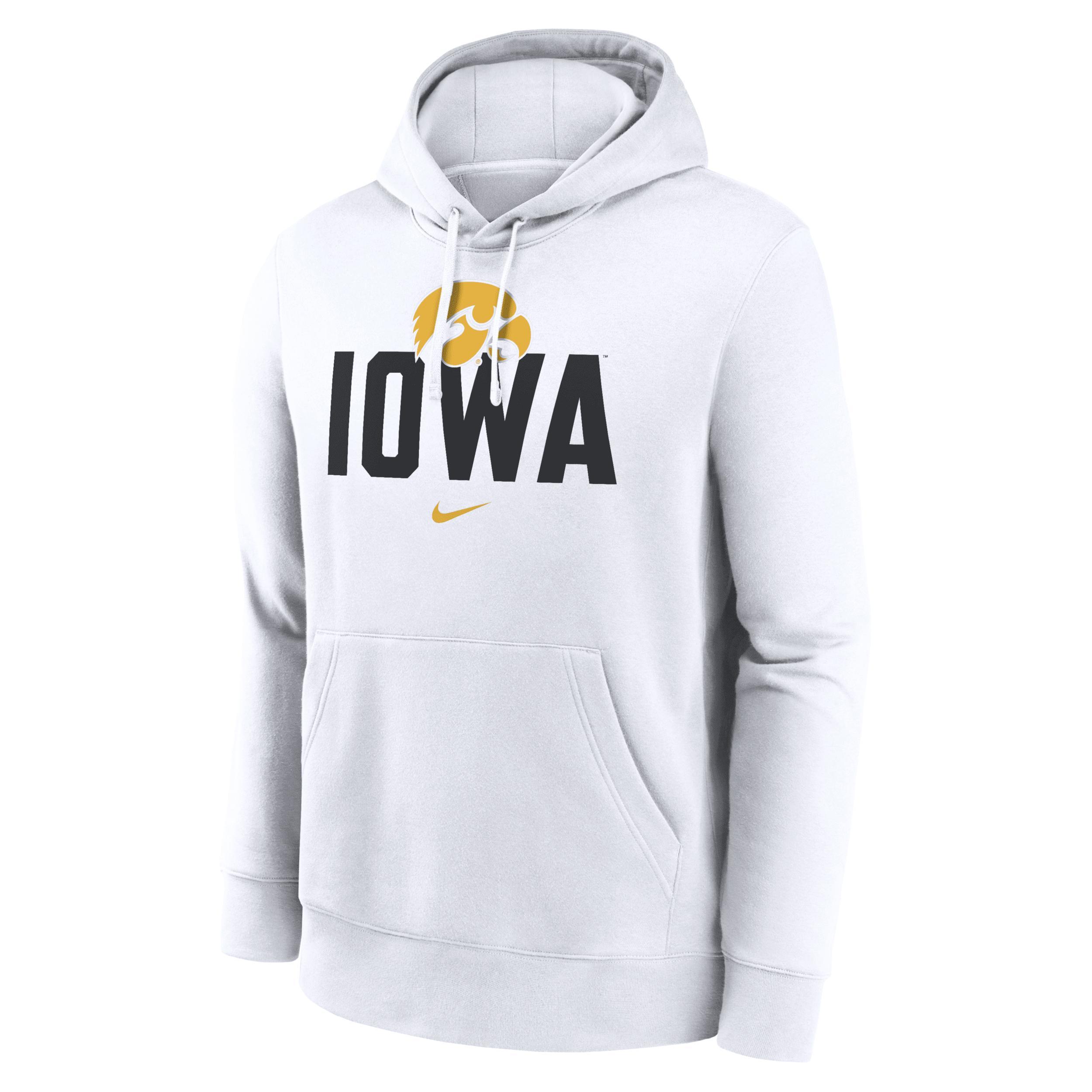 Iowa Hawkeyes Primetime Club Campus Nike Mens College Pullover Hoodie Product Image