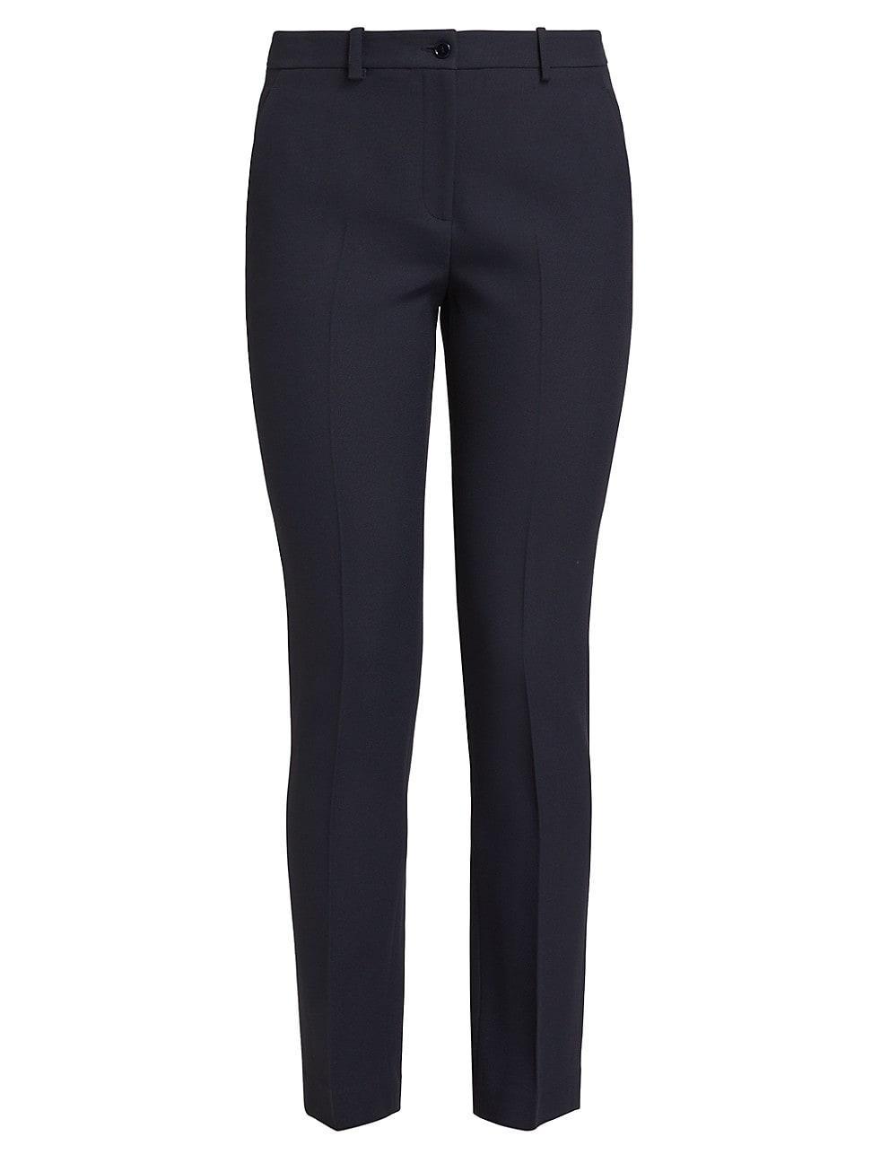 Womens Samantha Pleated Straight-Leg Pants Product Image