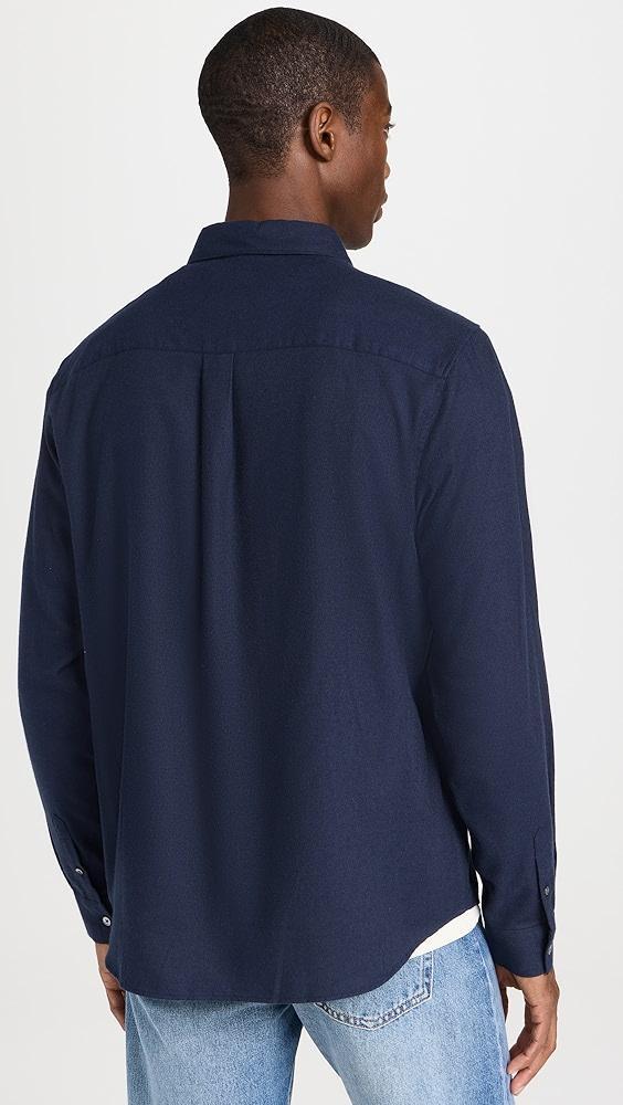 FRAME Double Pocket Wool Blend Shirt | Shopbop Product Image