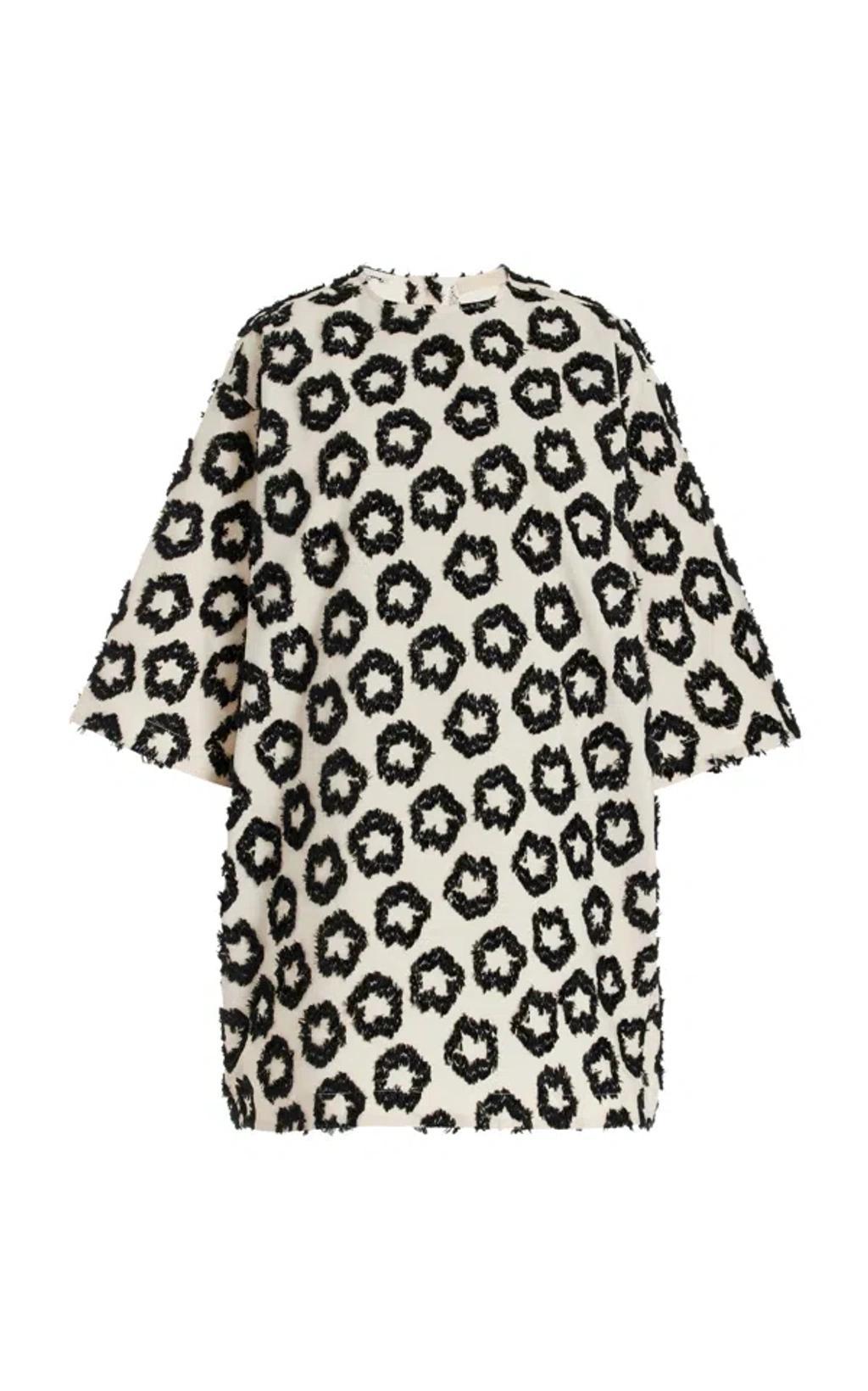 ULLA JOHNSON Remy Fil Coupe Taffeta Tunic Top In Lunar product image