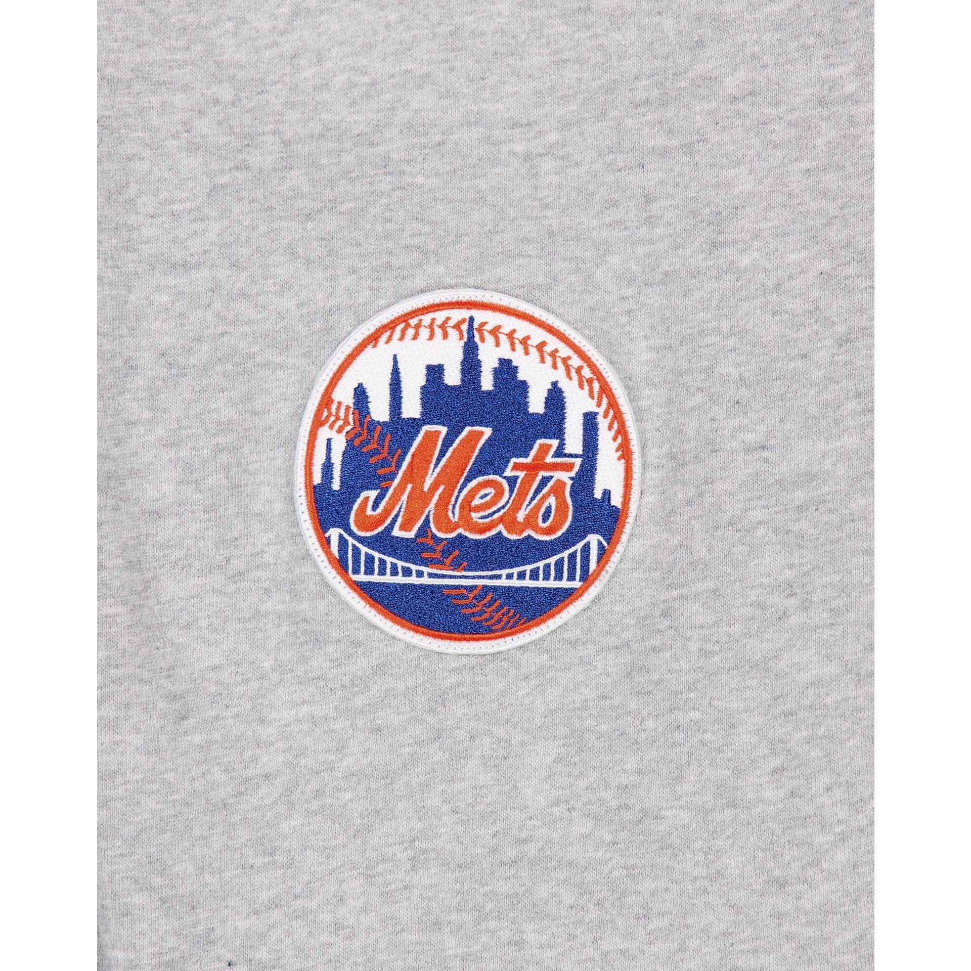 New York Mets Gray Logo Select Full-Zip Hoodie Male Product Image