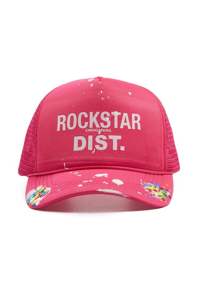 Neptune Heather Pink Trucker Hat Male Product Image