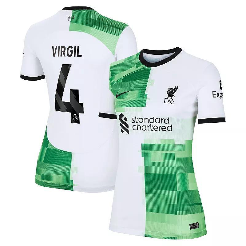 Womens Nike Virgil van Dijk Liverpool 2023/24 Away Replica Player Jersey Product Image