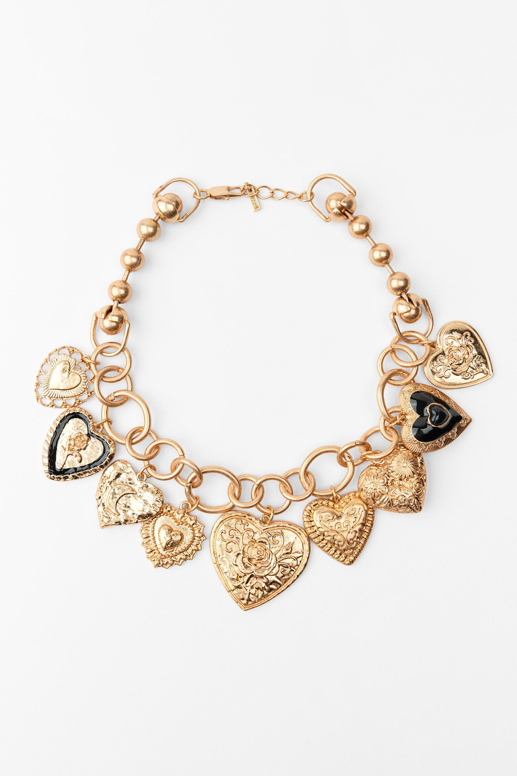 HEART CHARMS NECKLACE Product Image