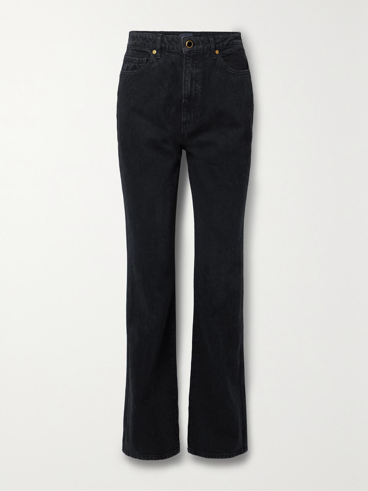 Abigail Cropped High-rise Straight-leg Jeans In Prescott Product Image