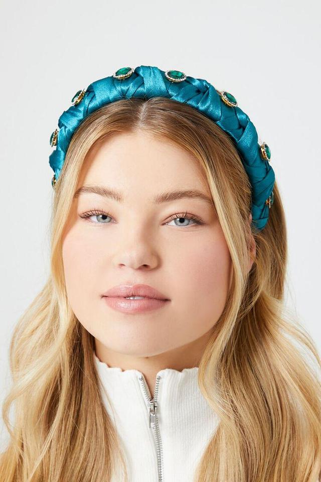 Faux Gem Satin Headband | Forever 21 Product Image