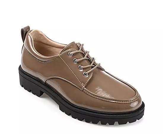 Journee Collection Womens Tru Comfort Foam Zina Oxford Shoes Brown Product Image