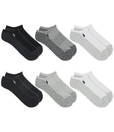 Polo Ralph Lauren Contrast Sole Low Cut Socks 6-Pack Product Image