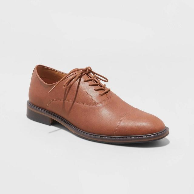 Mens Owen Oxford Dress Shoes - Goodfellow & Co Brown 11 Product Image