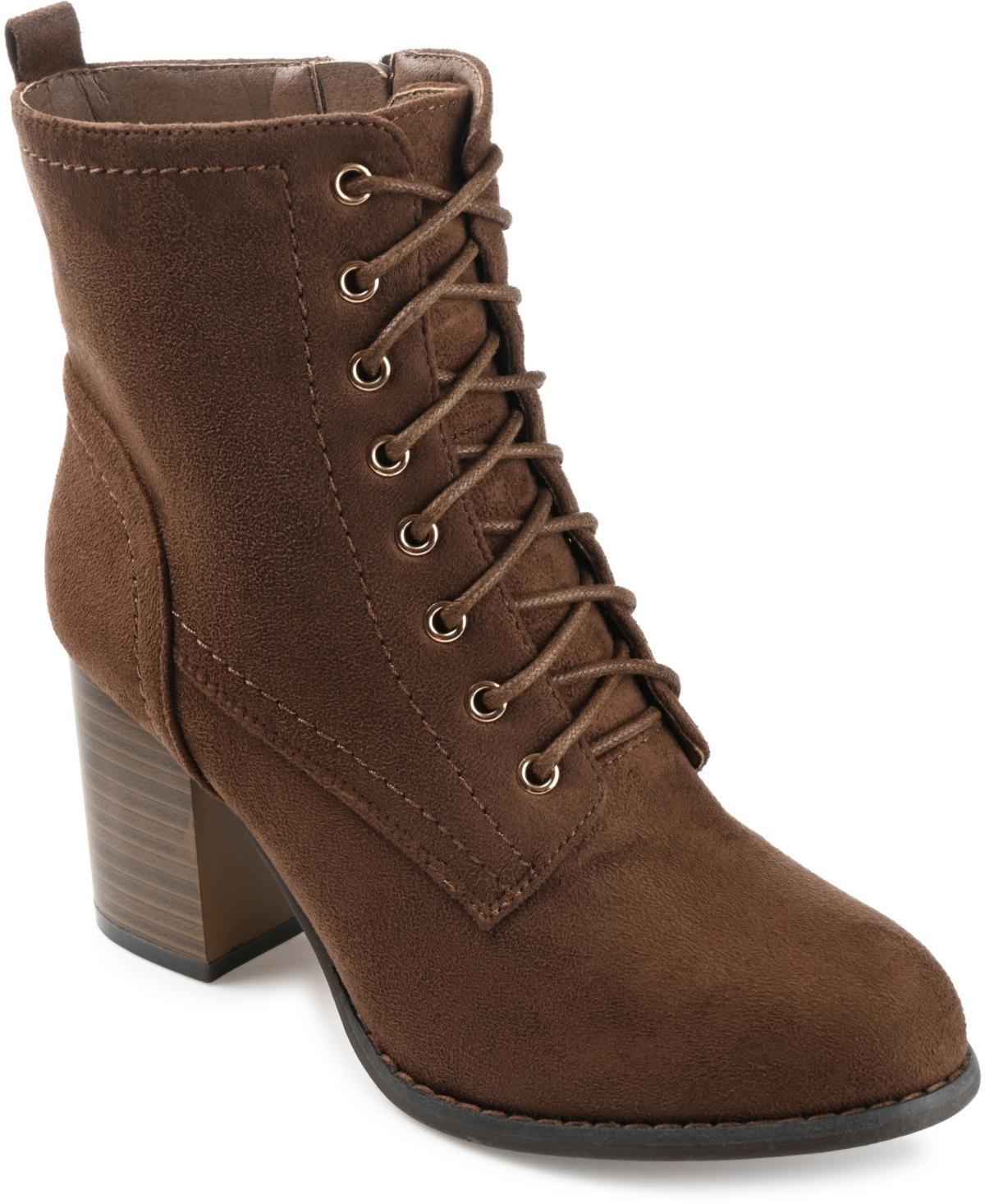 Journee Collection Baylor Womens Block Heel Ankle Boots Product Image