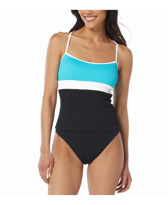 Beach House Sport Womens Flex Ribbed Tankini Top Product Image