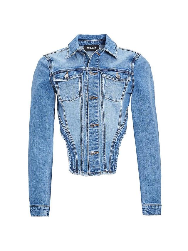 Womens Carolina Denim Jacket Product Image