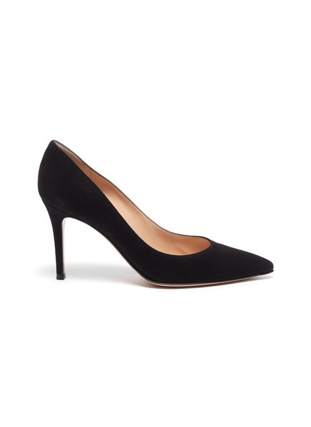 Black 85 Suede Pumps Product Image