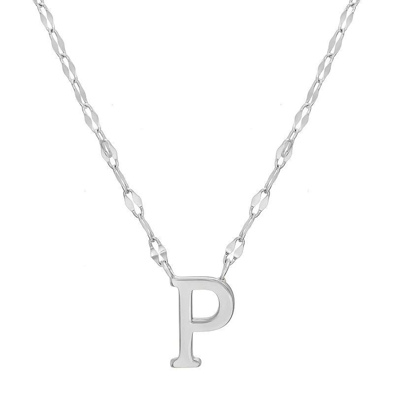 Paige Harper Initial Necklace, Womens P Sterling Product Image