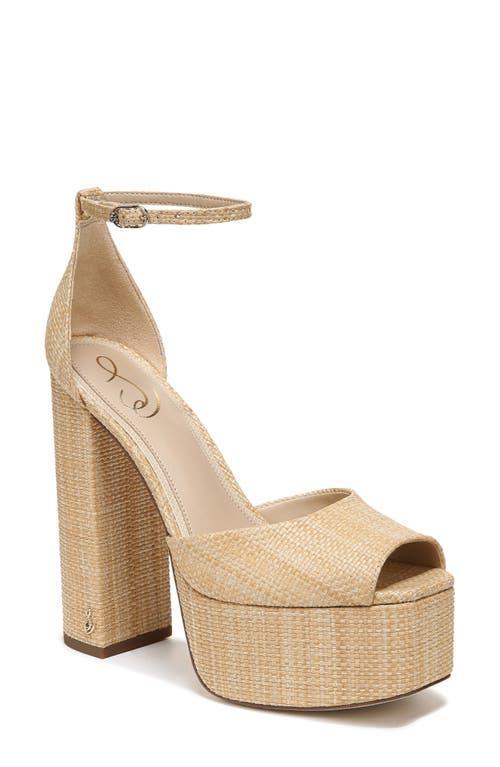 Sam Edelman Kori Ankle Strap Peep Toe Platform Sandal Product Image