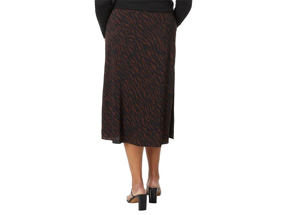 Madewell Layton Midi Skirt Tiger Print - Visionland (Tiger Stripe) Women's Skirt Product Image