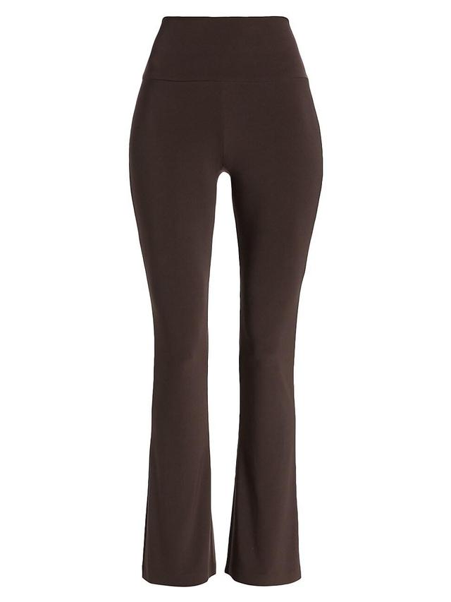 Womens High-Waisted Boot-Cut Pants Product Image