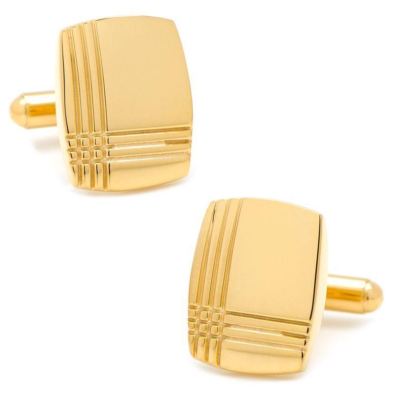 Cufflinks, Inc. Tartan Engraved Cuff Links Product Image